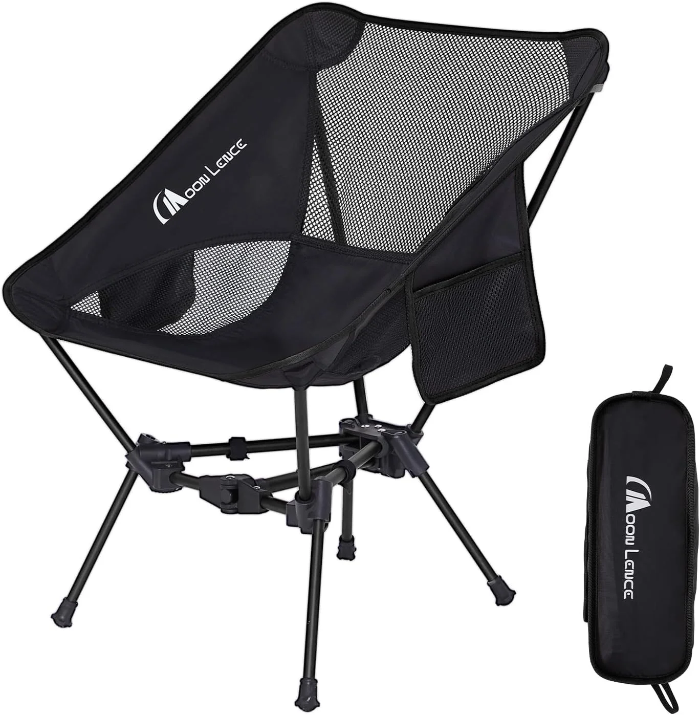 MOON LENCE 2 Pack Portable Camping Chairs Backpacking Chair, The 4th Generation Ultralight Folding Chair - Image 5