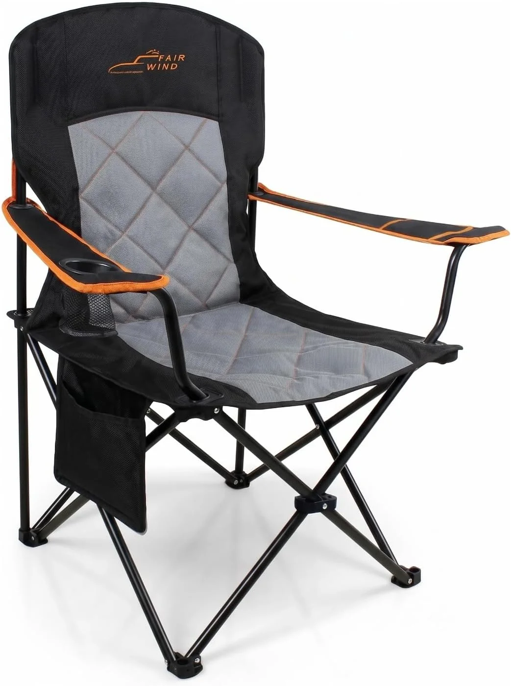 FAIR WIND Oversized Padded Camping Chair 2 Pack 350 LBS Capacity Heavy Duty Quad Chair with Lumbar-Support - Image 4