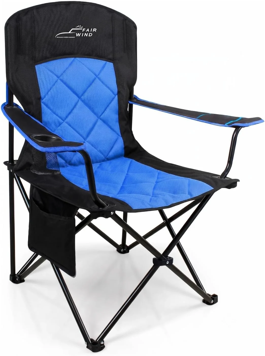 FAIR WIND Oversized Padded Camping Chair 2 Pack 350 LBS Capacity Heavy Duty Quad Chair with Lumbar-Support - Image 2