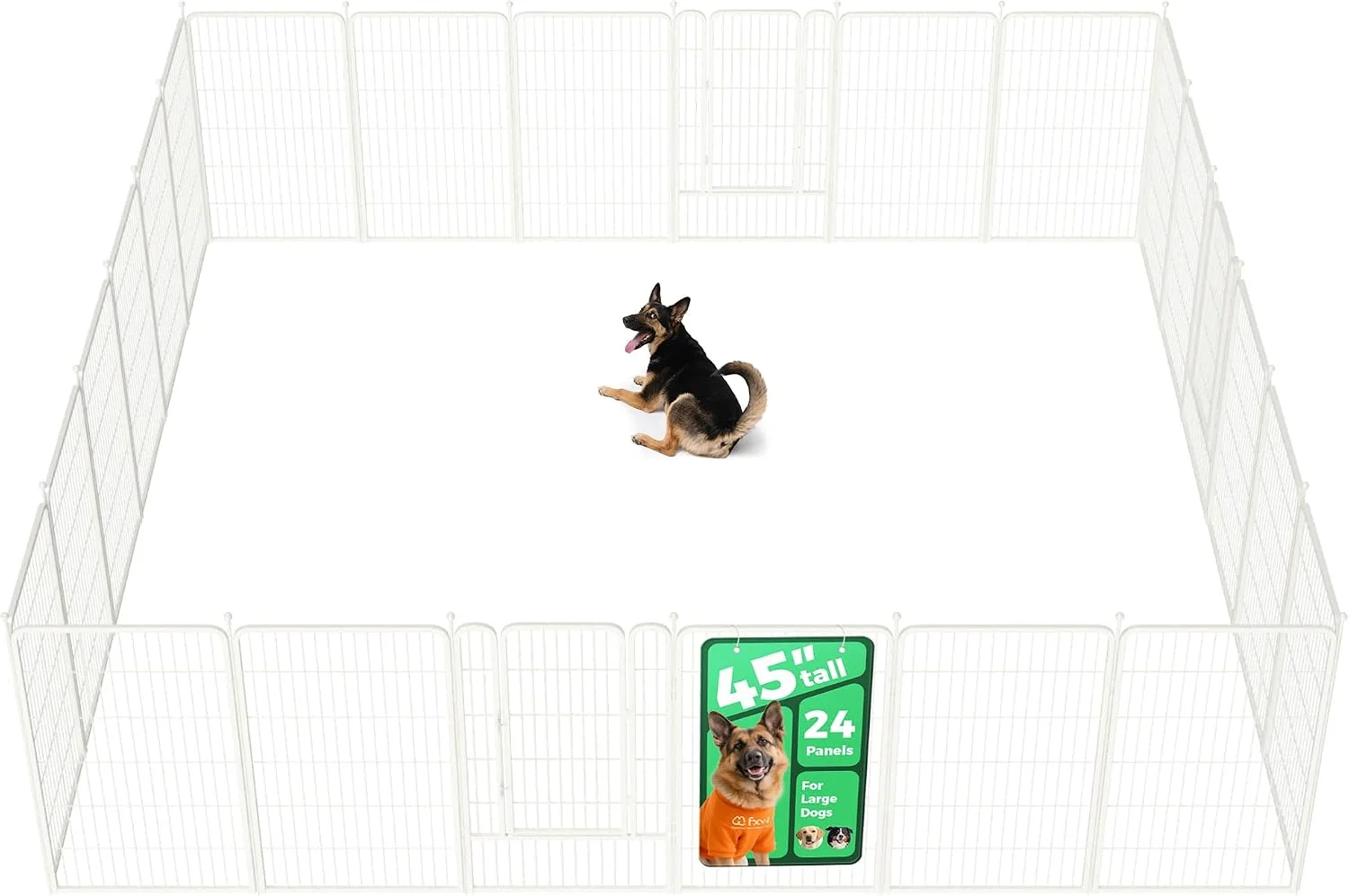 FXW Rollick Dog Playpen, Indoor, 24 H, 8 Panels - Image 50