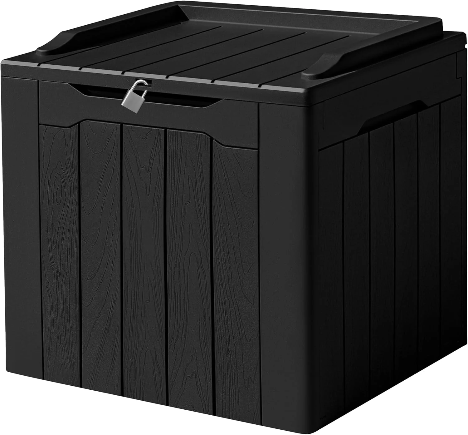 Devoko 100 Gallon Waterproof Resin Deck Box, Large Outdoor Storage Box - Image 3