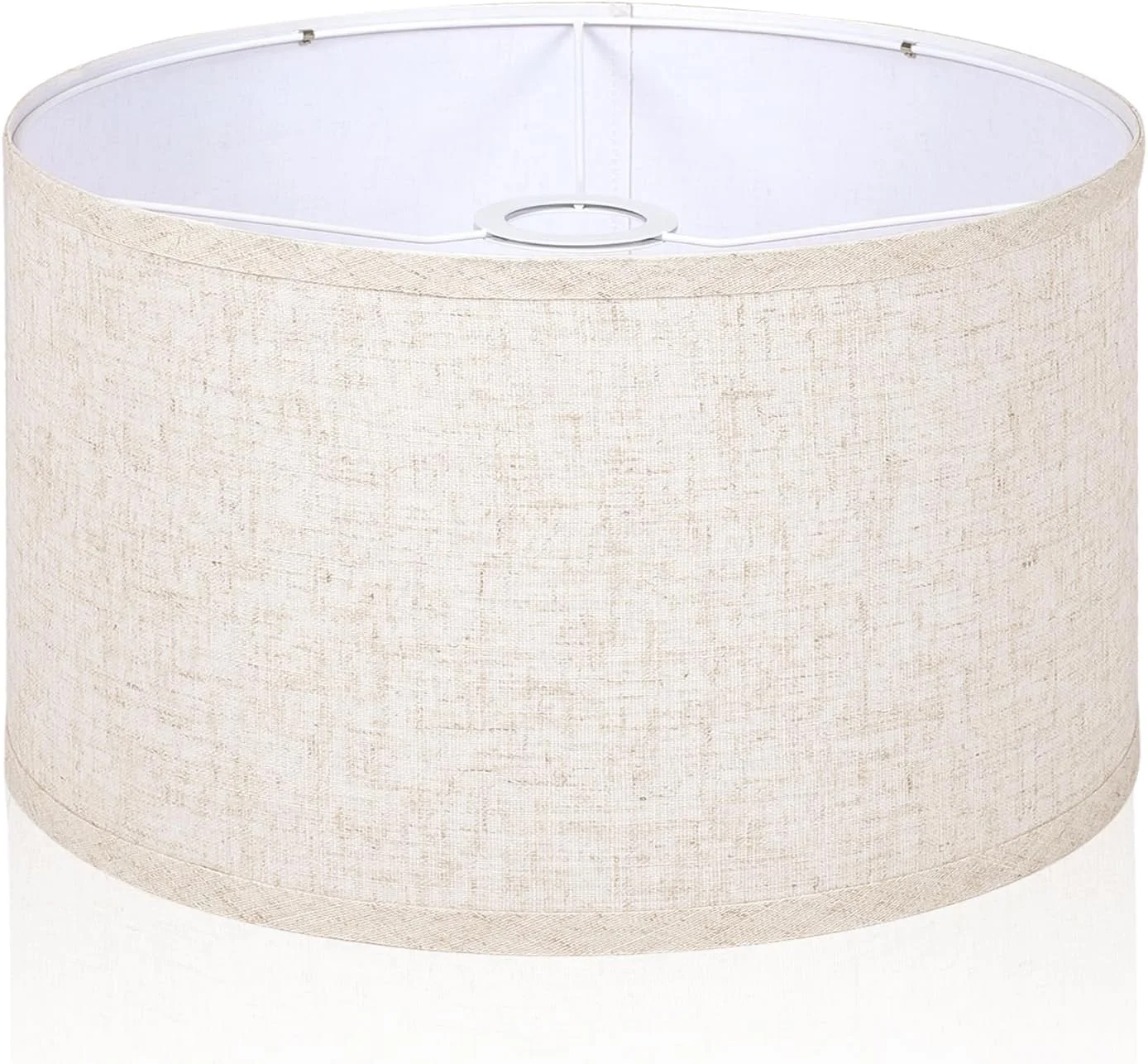OUTON Beige Large Drum Lamp Shades for Floor Lamp - Image 2