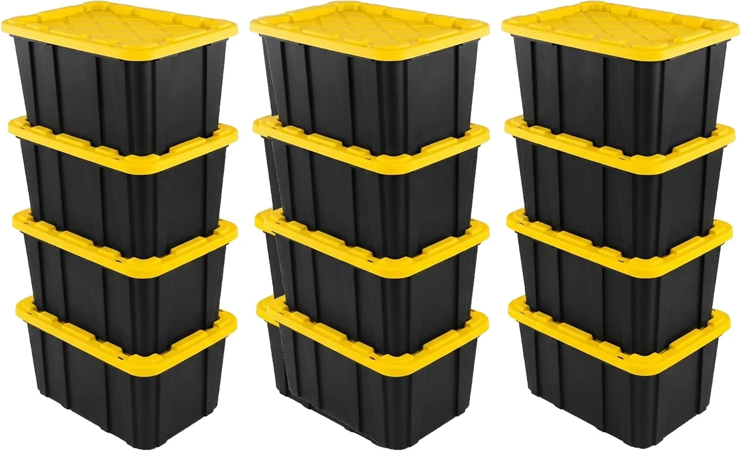 Sterilite 4-Pack 27 Gallon Industrial Storage Tote, Heavy-Duty Plastic Bins - Image 5