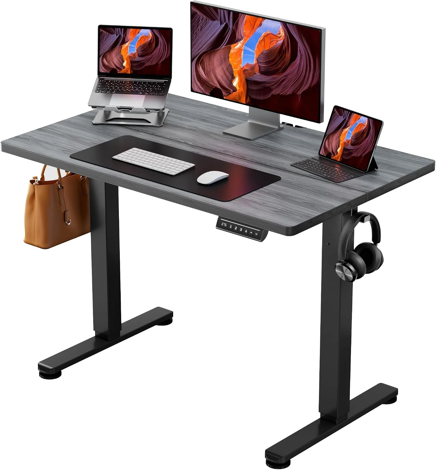 ErGear Height Adjustable Electric Standing Desk, 48 x 24 Inches Sit Stand up Desk - Image 5