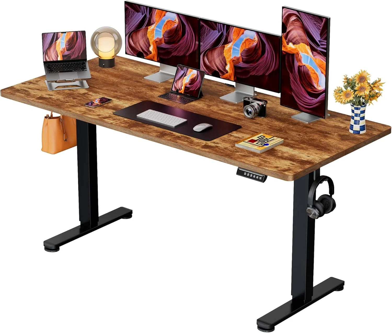 ErGear Height Adjustable Electric Standing Desk, 48 x 24 Inches Sit Stand up Desk - Image 9
