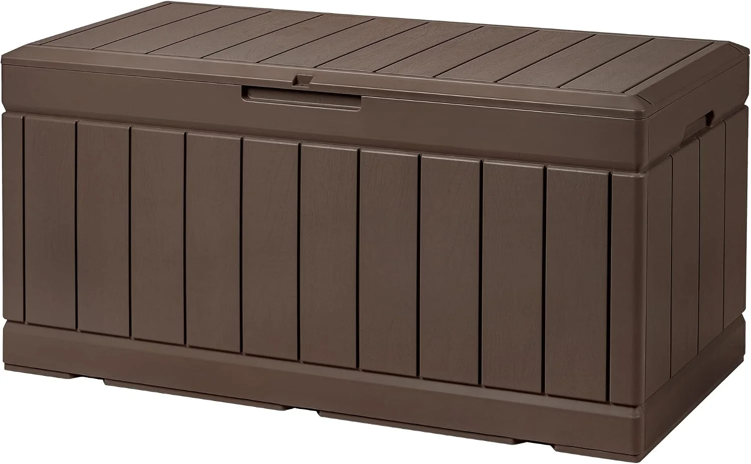 Devoko 100 Gallon Waterproof Resin Deck Box, Large Outdoor Storage Box - Image 11