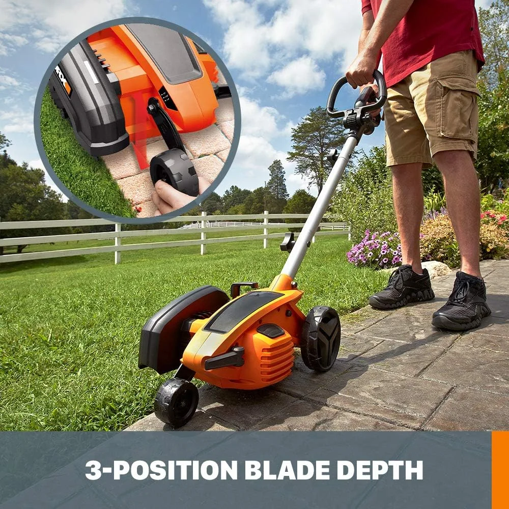 WORX 12 Amp 7.5’’ Electric Lawn Edger & Trencher | Corded, WG896 - Image 4