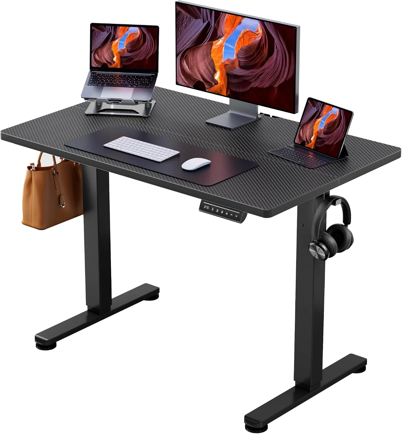 ErGear Height Adjustable Electric Standing Desk, 48 x 24 Inches Sit Stand up Desk - Image 8