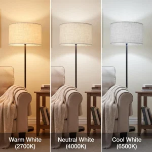 Alternative view of Beige Large Drum Lamp Shade 16 Top x 16 Bottom x 10 High