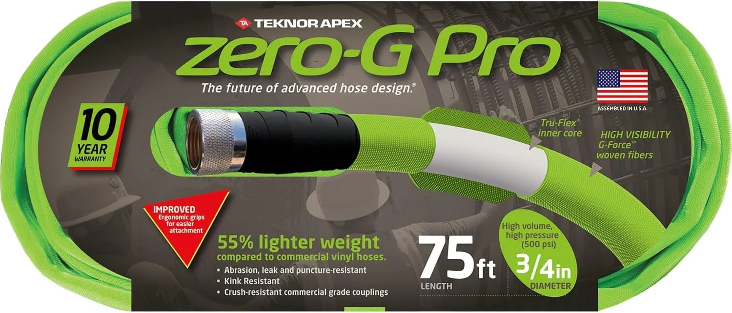 zero-G 4001-100 Garden Hose, 5/8 x 100', Gray - Image 2