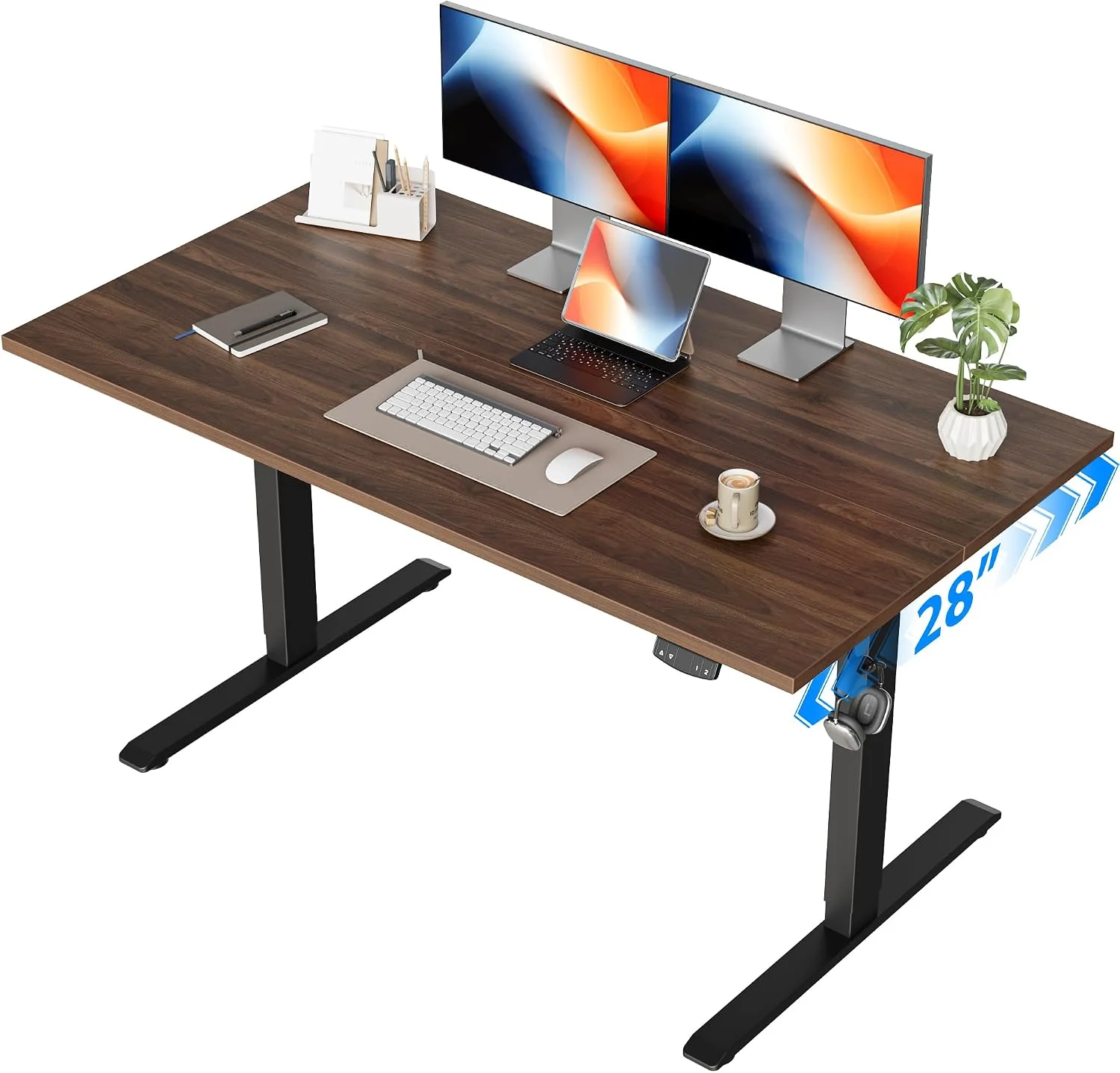 Agilestic Electric Standing Desk, 48 x 24 Inches Height Adjustable Desk - Image 15