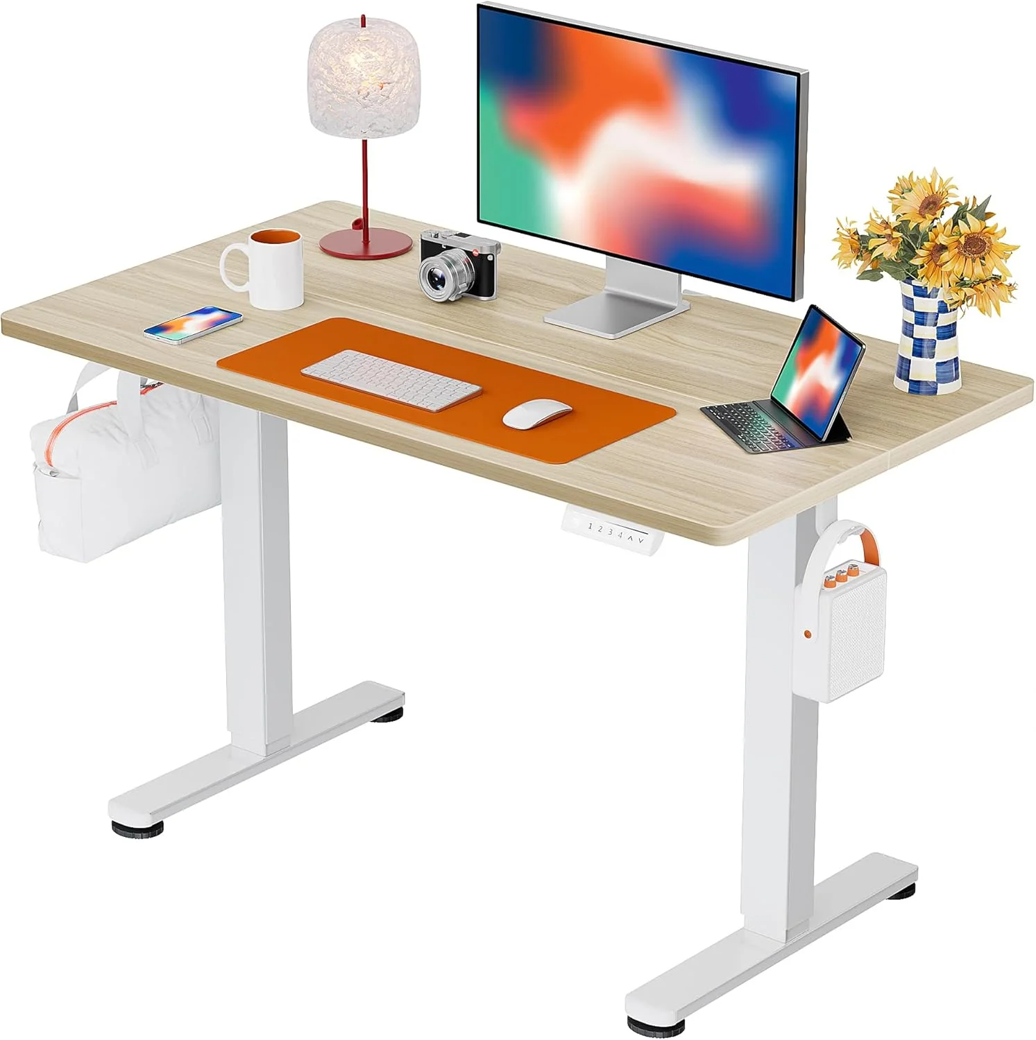 ErGear Height Adjustable Electric Standing Desk, 48 x 24 Inches Sit Stand up Desk - Image 31