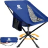 Raynesys Portable Swivel Camping Chair, 8 Seconds Quick Setup Easy Carry, 3.8Lb Lightweight Folding Chairs for Hiking