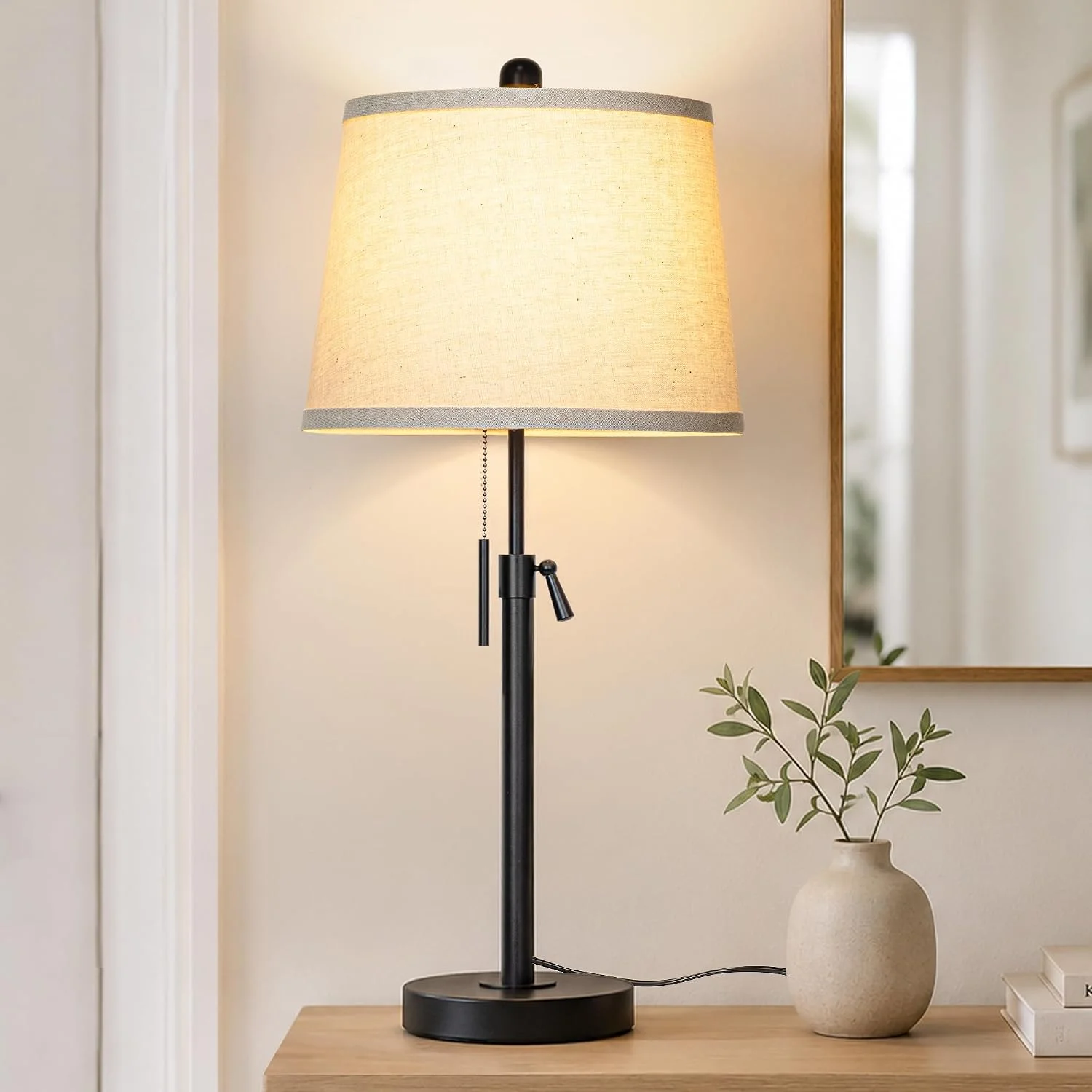 Table Lamps Set of 2, 3-Color Temperature, Bulb Included - Image 4