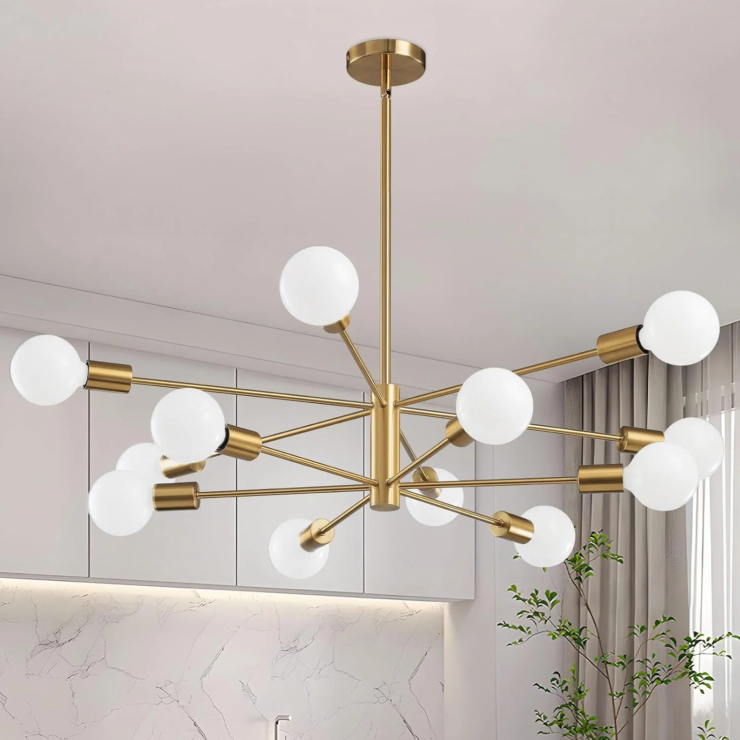 RUIYEY Modern Sputnik Chandeliers Light - Image 10