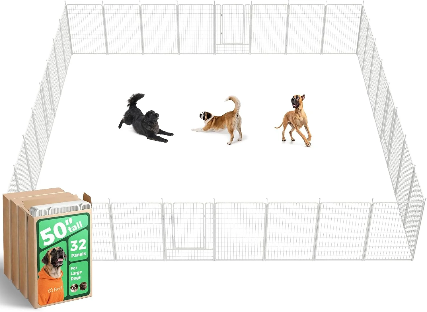FXW Rollick Dog Playpen, Indoor, 24 H, 8 Panels - Image 62