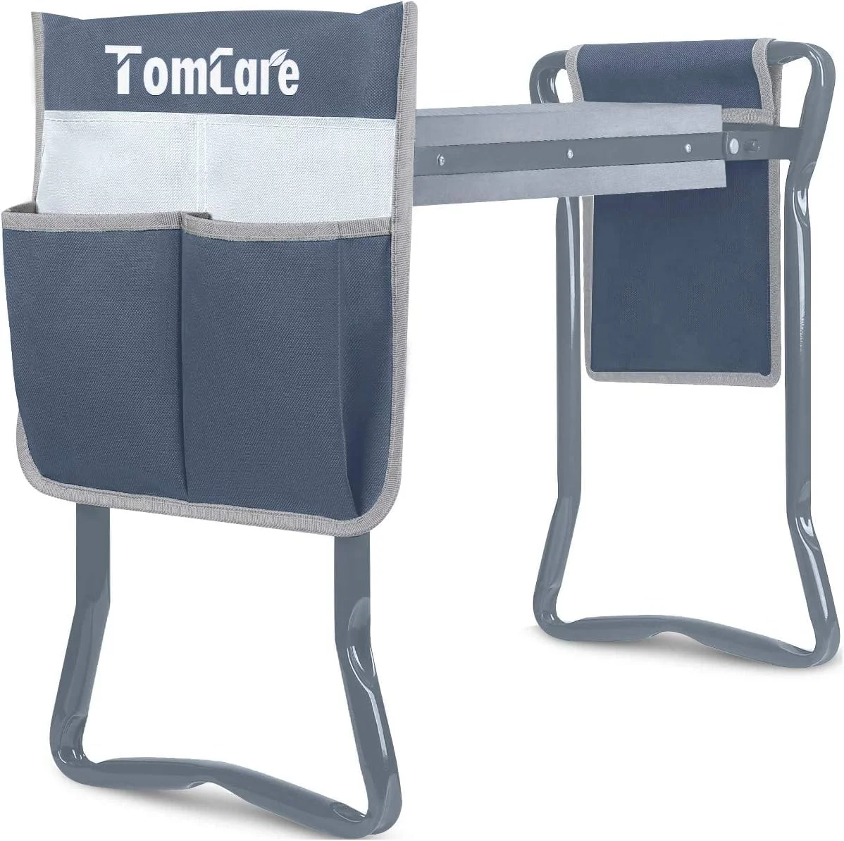 TomCare Garden Kneeler and Seat 11.12” Wider Larger Soft Kneeling Pad Garden Bench with 2 Large Tool Pouches Heavy Duty - Image 4