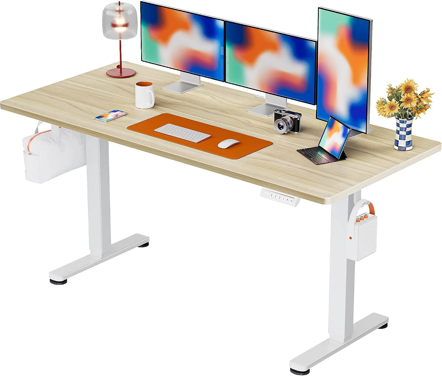 ErGear Height Adjustable Electric Standing Desk, 48 x 24 Inches Sit Stand up Desk - Image 18