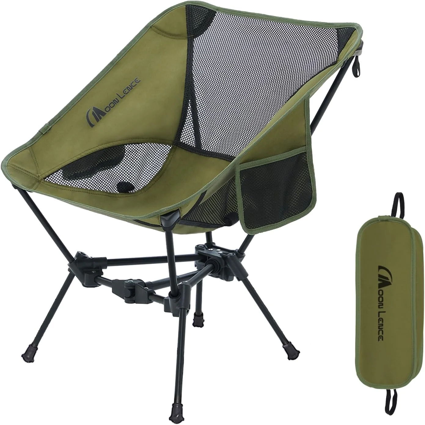 MOON LENCE 2 Pack Portable Camping Chairs Backpacking Chair, The 4th Generation Ultralight Folding Chair - Image 8