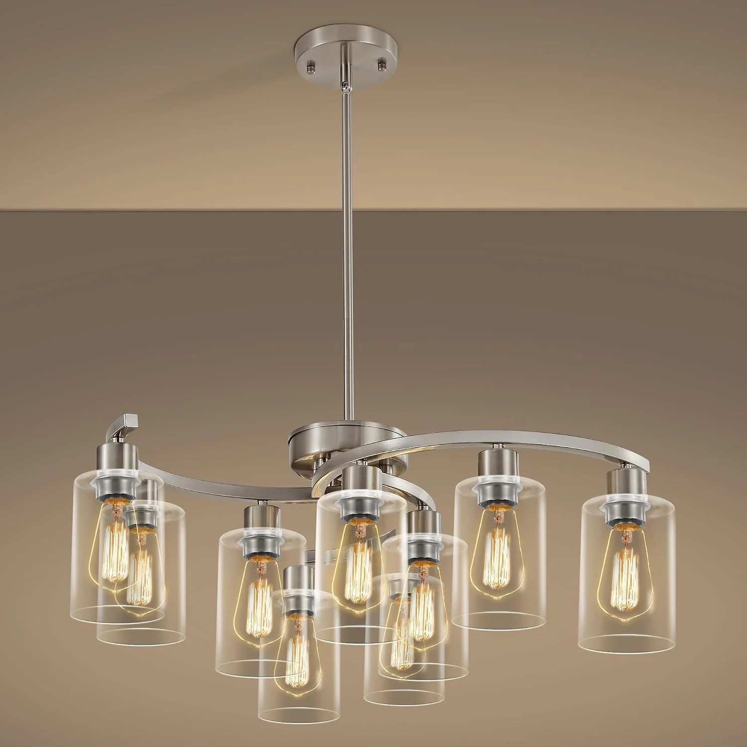 Sigaitwei 6 Light Modern Chandeliers for Dining Room - Image 5