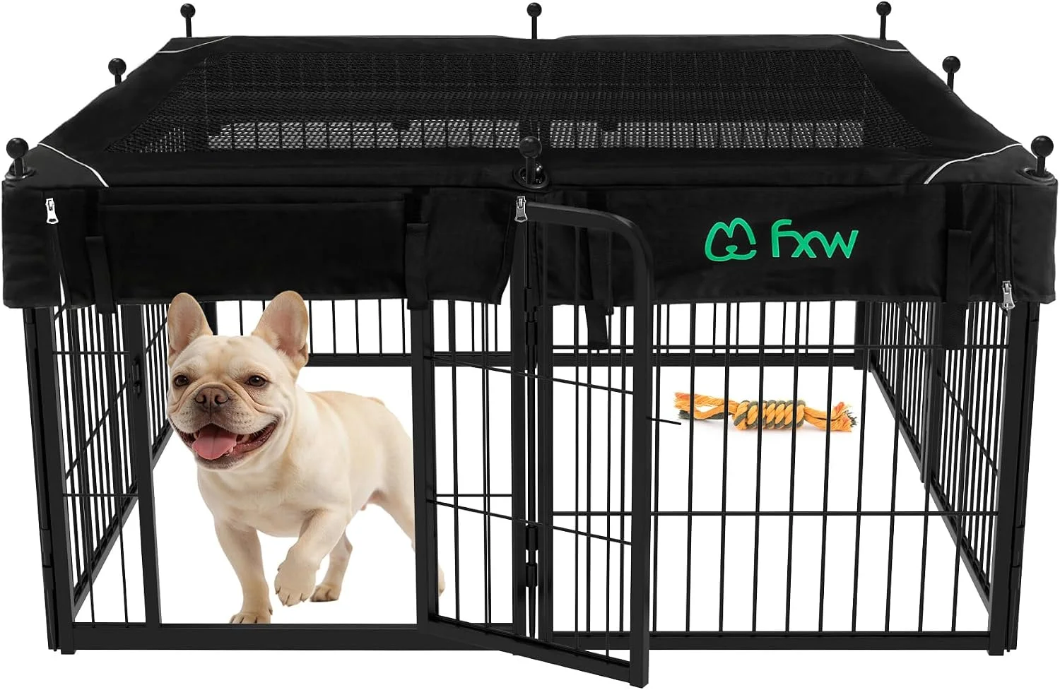 FXW Rollick Dog Playpen, Indoor, 24 H, 8 Panels - Image 25