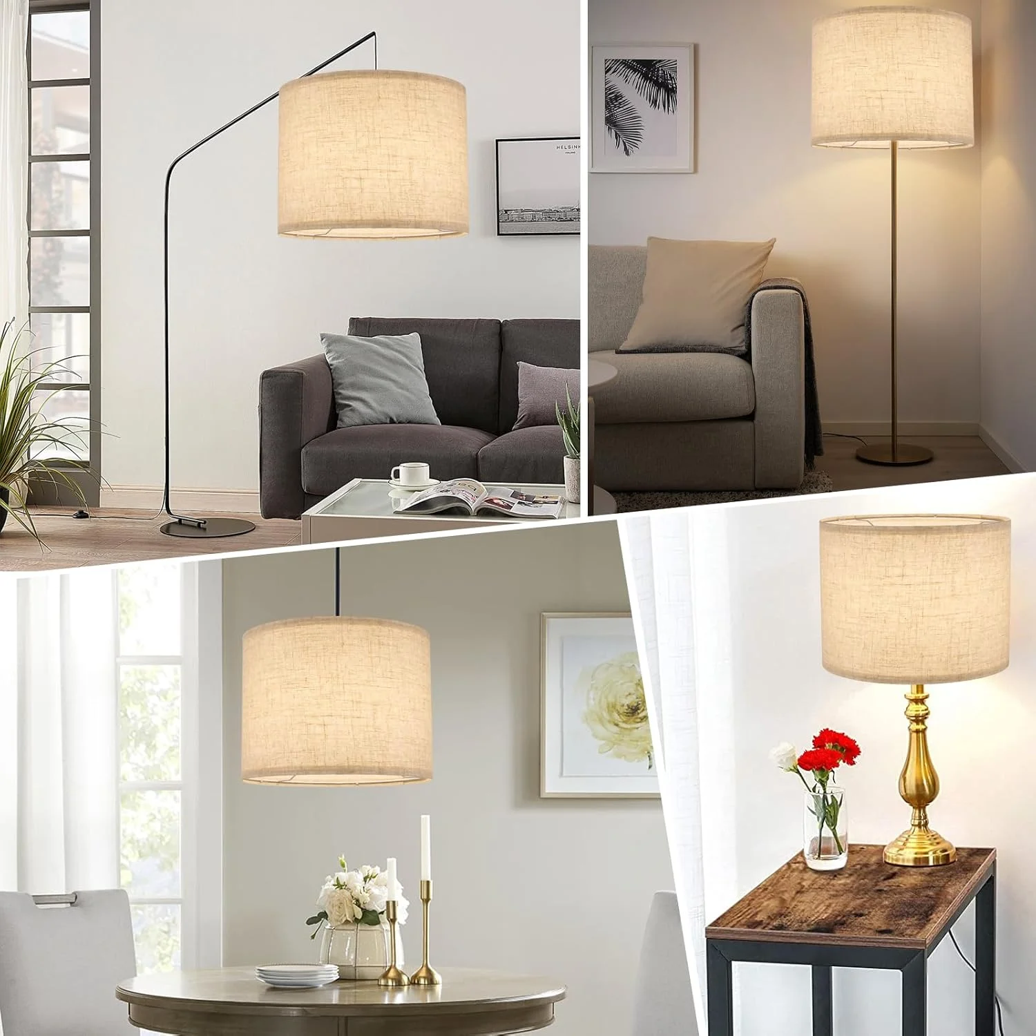 Large Lamp Shades Set of 2 - Image 3
