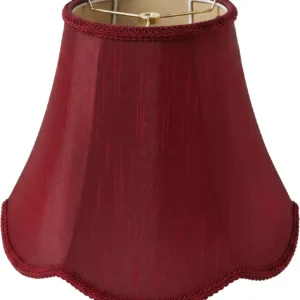 Alternative view of Beige Scalloped Lamp Shades Set of 2
