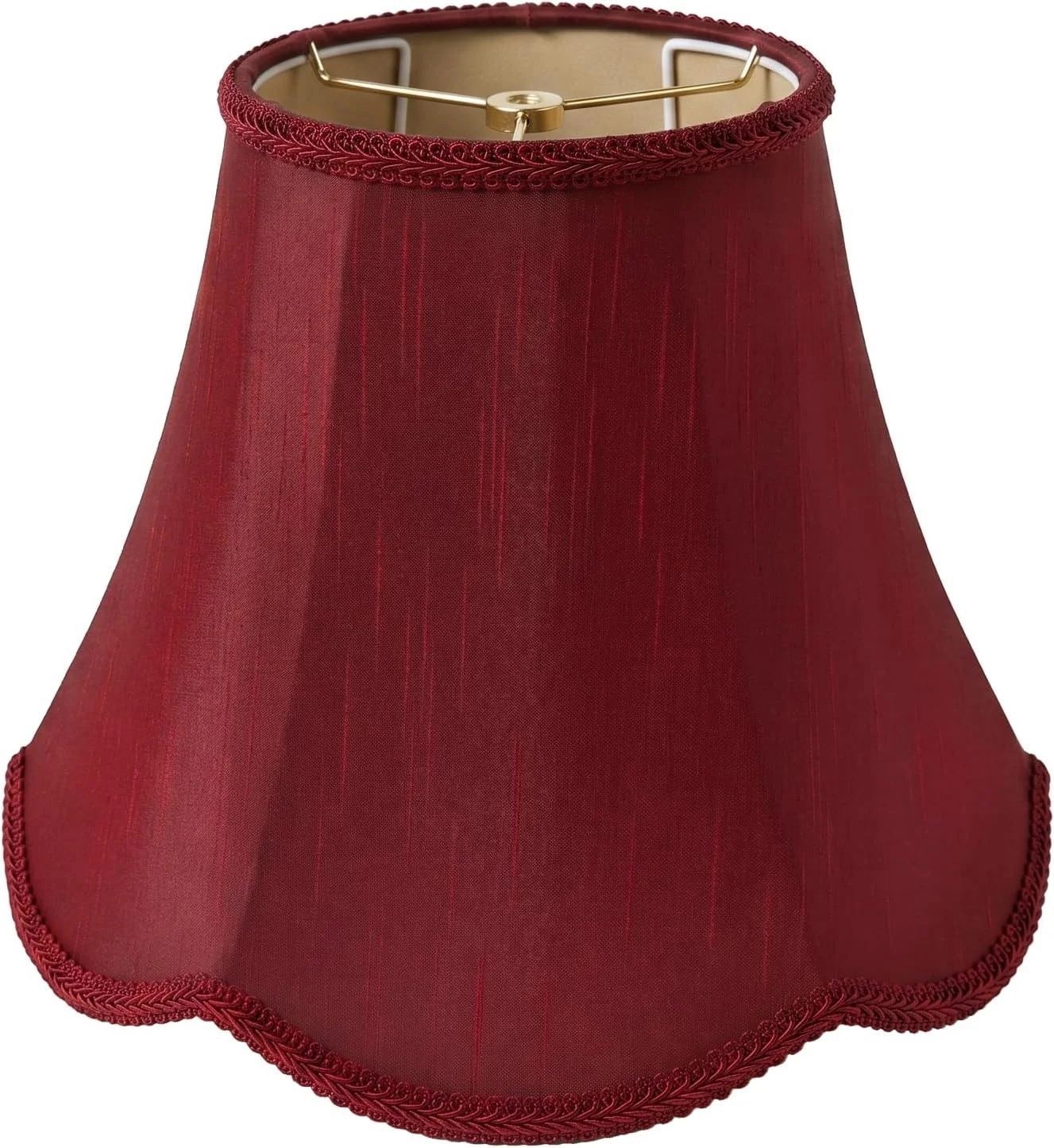Beige Scalloped Lamp Shades Set of 2 - Image 2