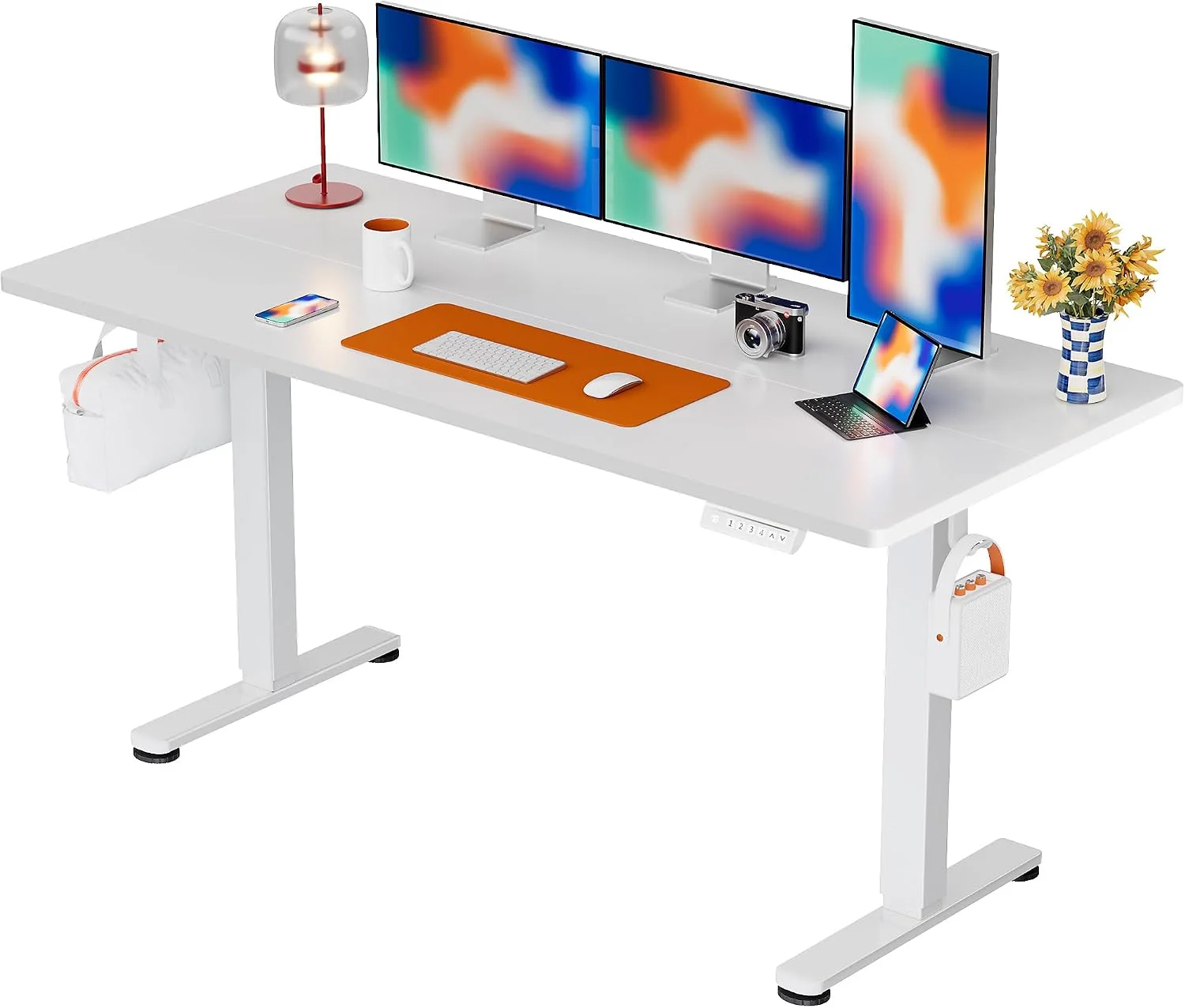 ErGear Height Adjustable Electric Standing Desk, 48 x 24 Inches Sit Stand up Desk - Image 44