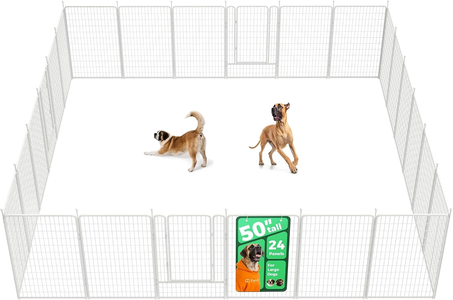 FXW Rollick Dog Playpen, Indoor, 24 H, 8 Panels - Image 75