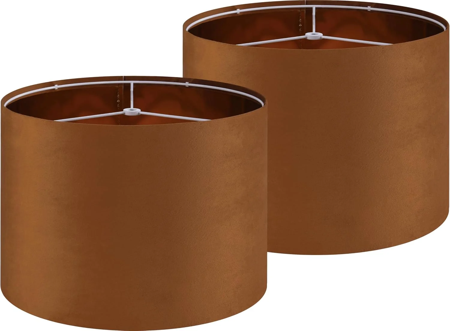Set of 2 Drum Lampshades for Table, Modern & Rustic Interiors - Image 22