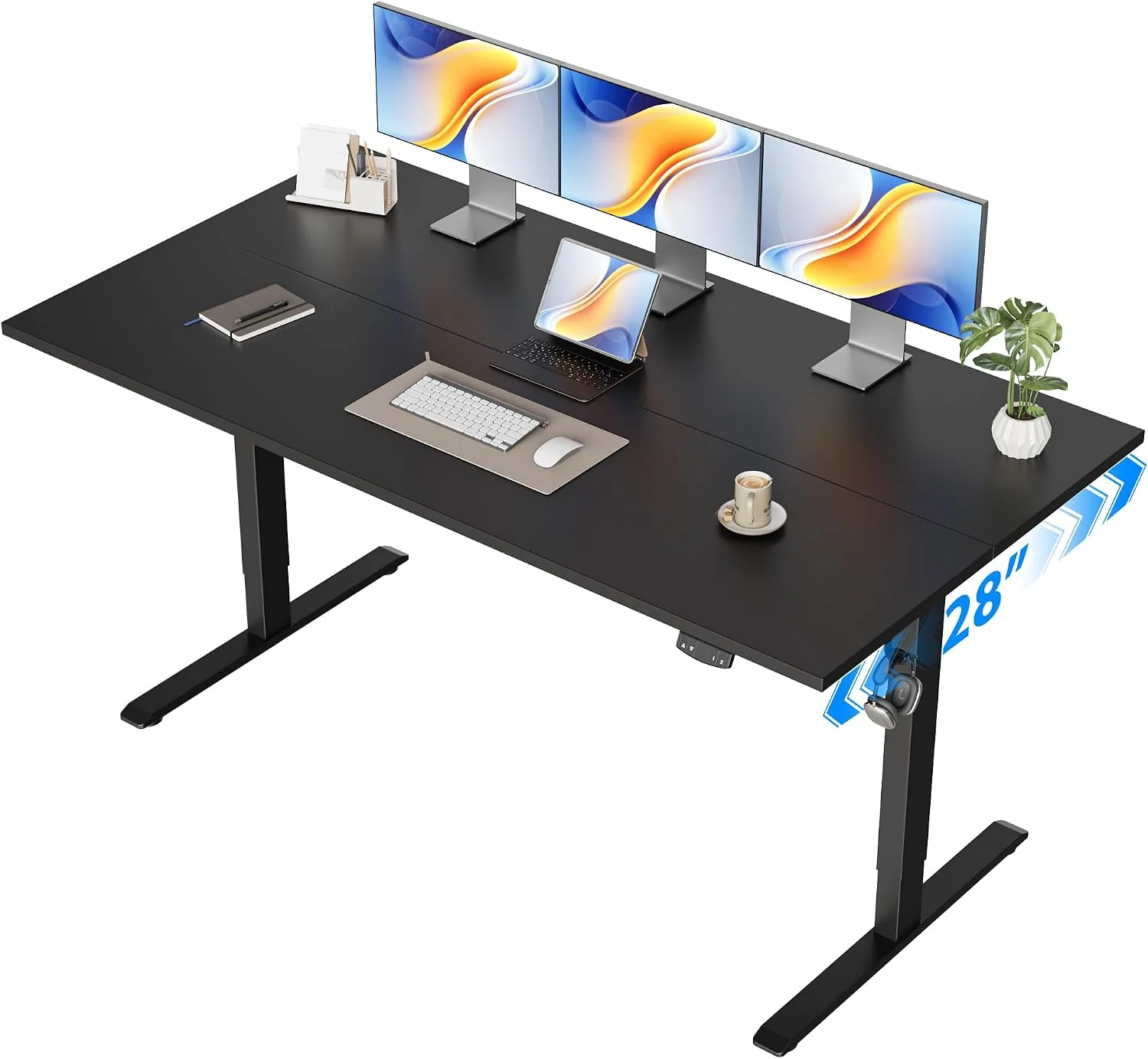 Agilestic Electric Standing Desk, 48 x 24 Inches Height Adjustable Desk - Image 6