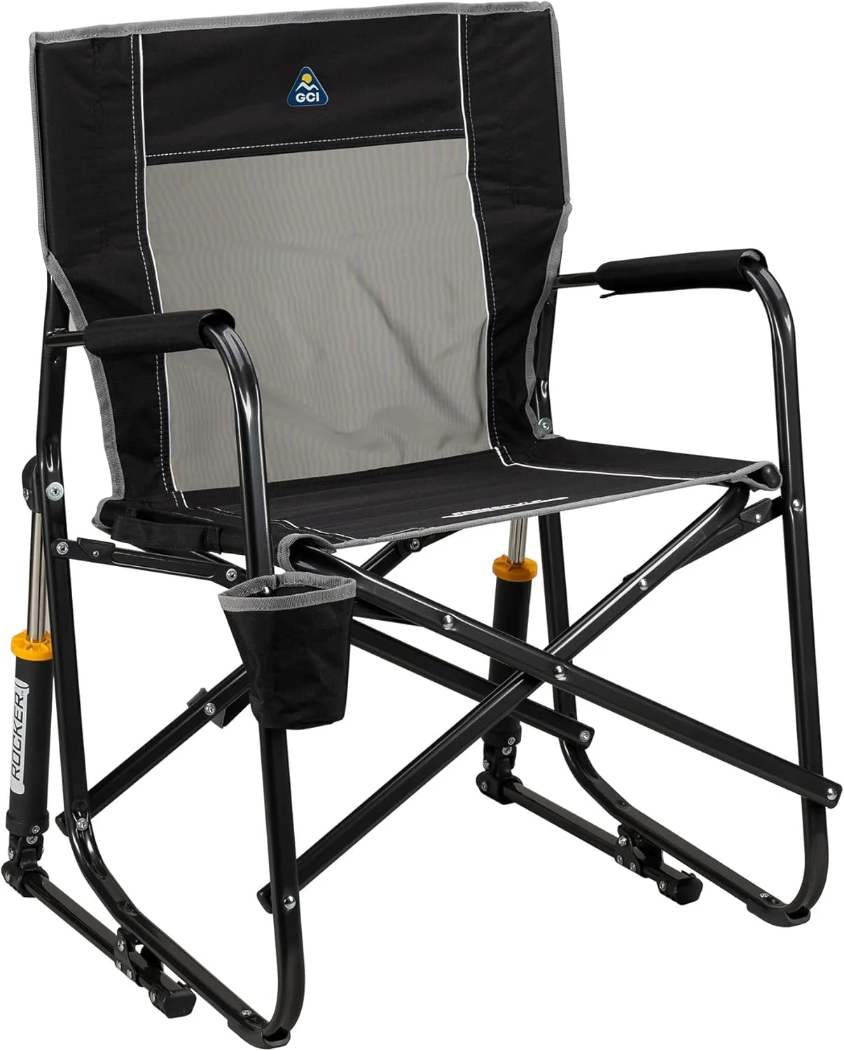 GCI Outdoor Freestyle Rocker Camping Chair - Black - Image 6