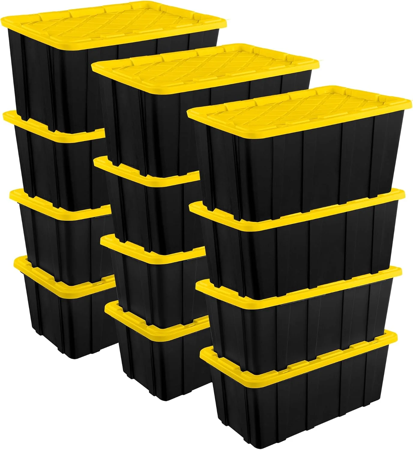 Sterilite 4-Pack 27 Gallon Industrial Storage Tote, Heavy-Duty Plastic Bins - Image 11
