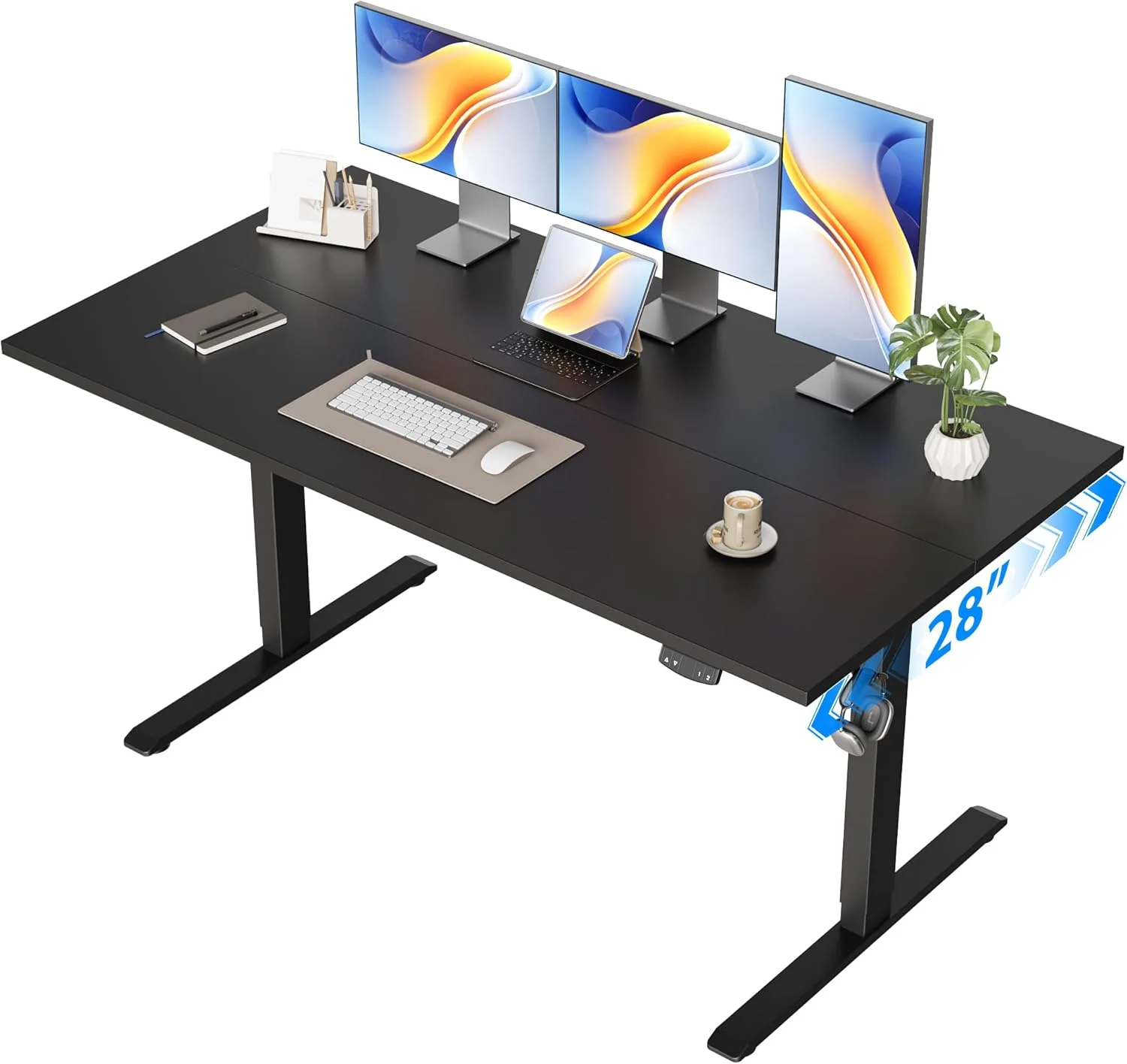 Agilestic Electric Standing Desk, 48 x 24 Inches Height Adjustable Desk - Image 7