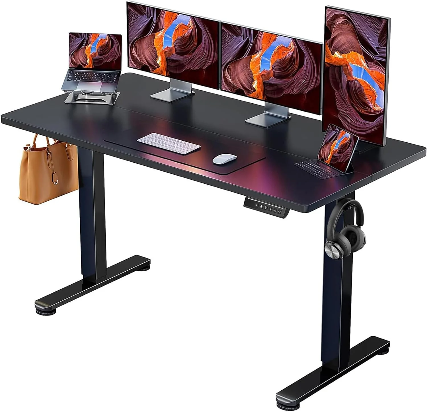 ErGear Height Adjustable Electric Standing Desk, 48 x 24 Inches Sit Stand up Desk - Image 3