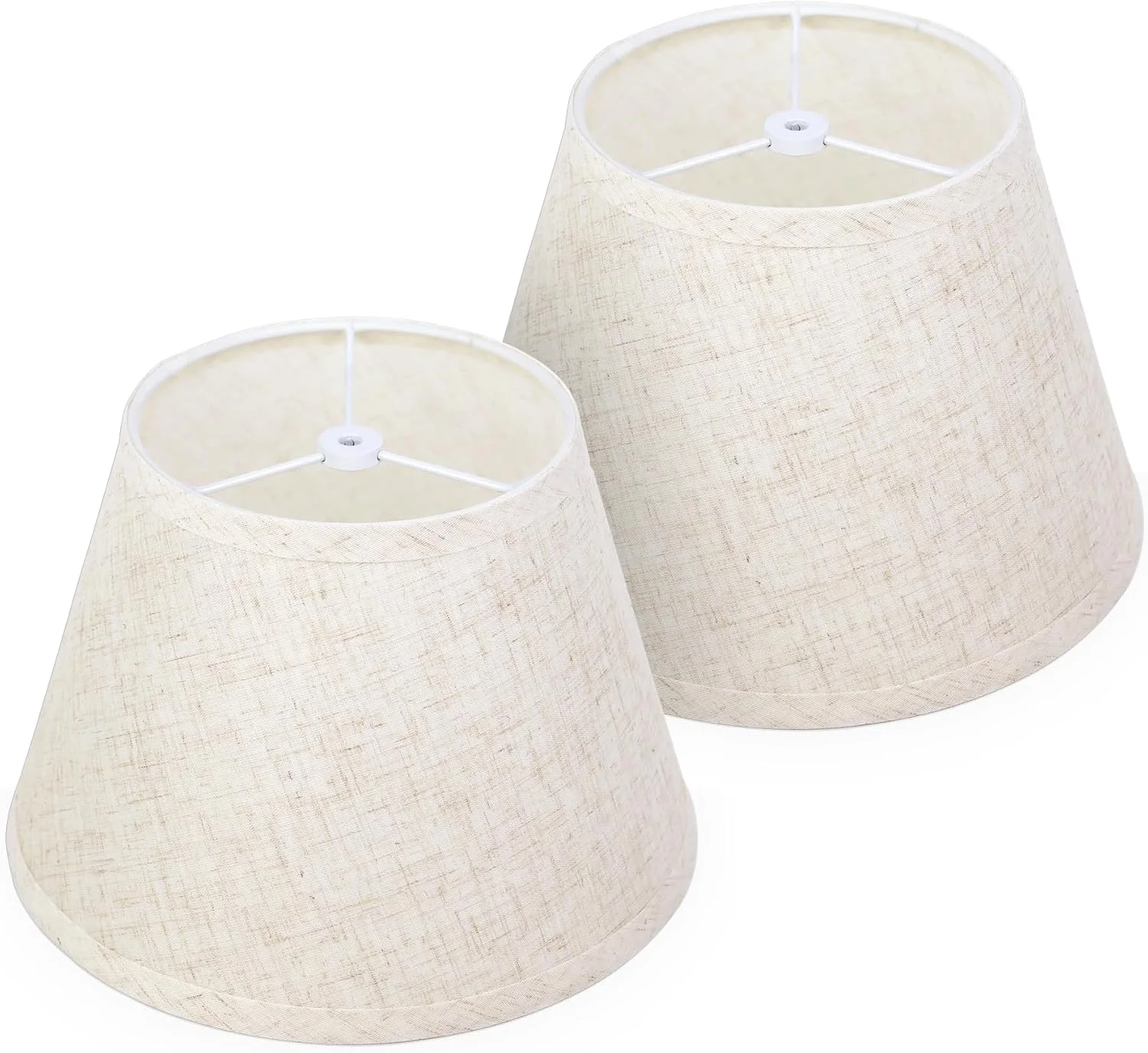 Beige Empire Lamp Shades Set of 2 - Image 4