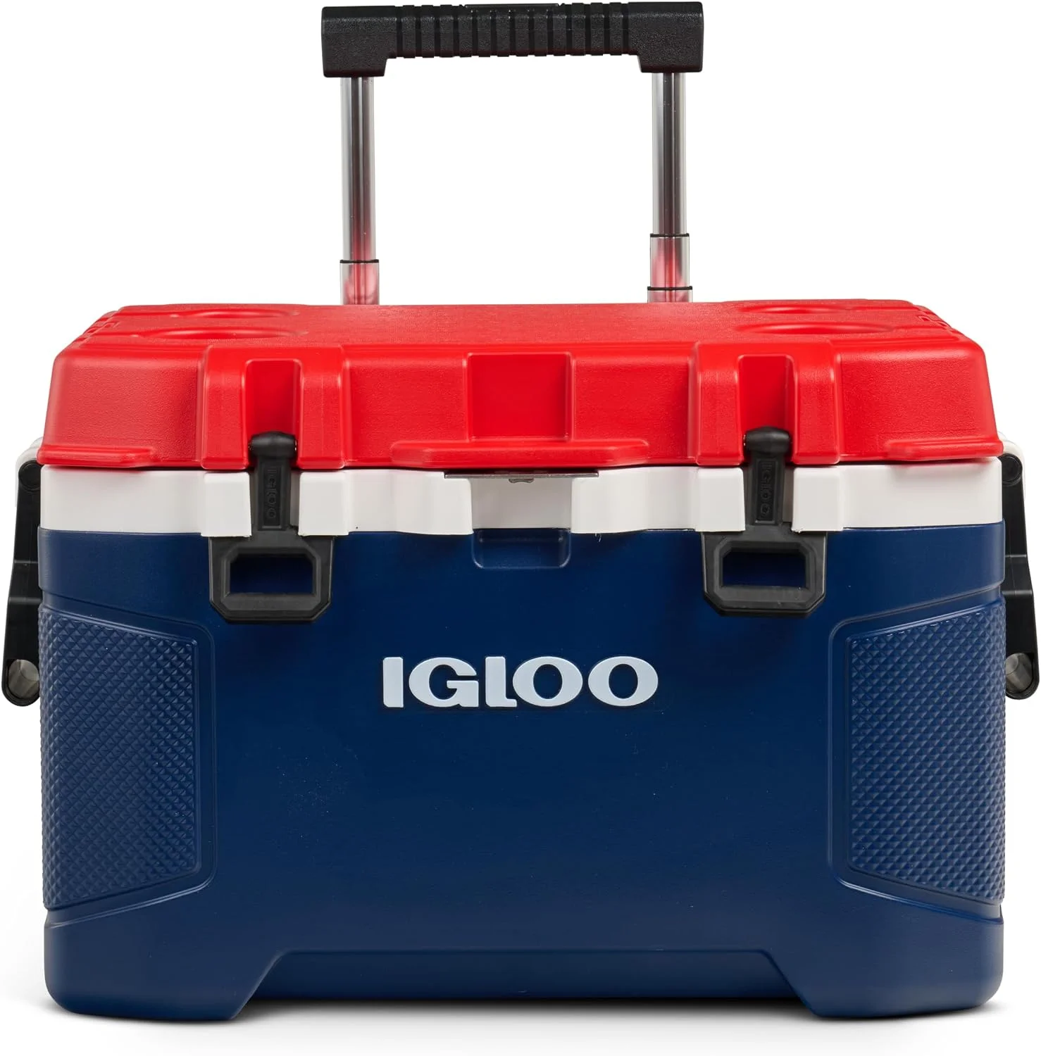 Igloo Trailmate 52Qt Wheeled Cooler, Insulated Hard Shell Ice Chest, Carbonite