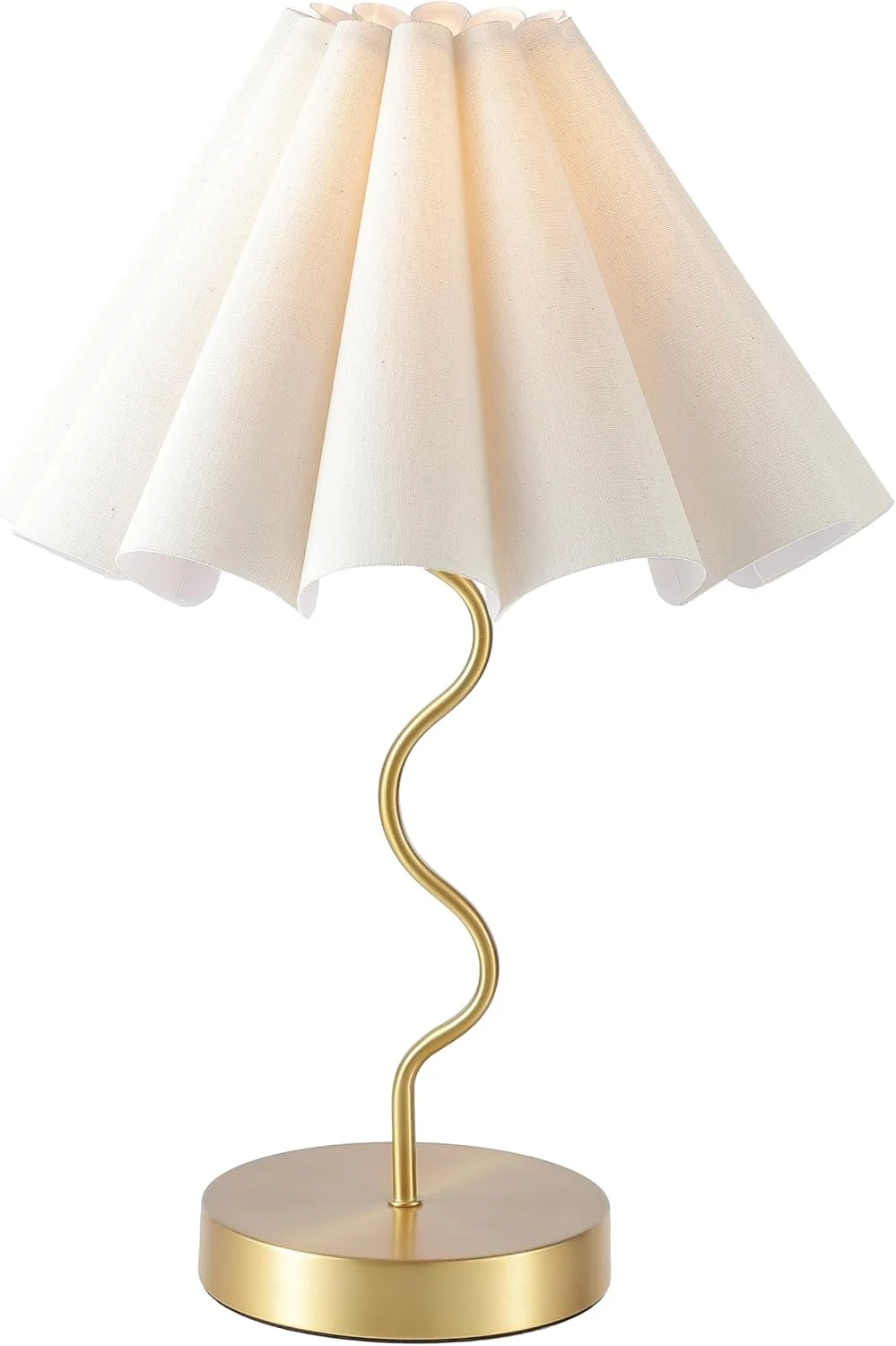EOEYYOYB Pleated Table Lamp, Modern Lamp for Bedroom Home Office Decor - Image 2