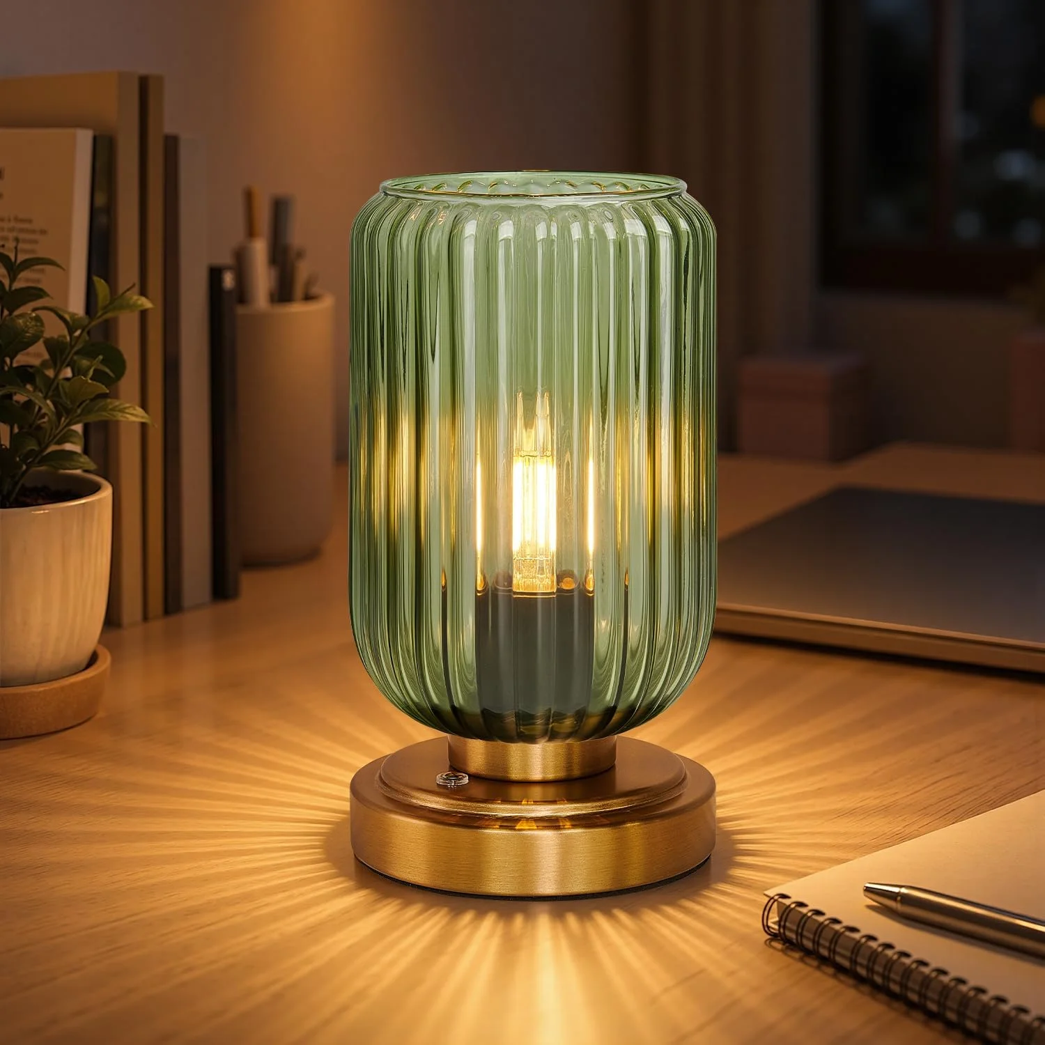 LightRound Cordless Table Lamp, Dimmable, Bulb Included - Image 7