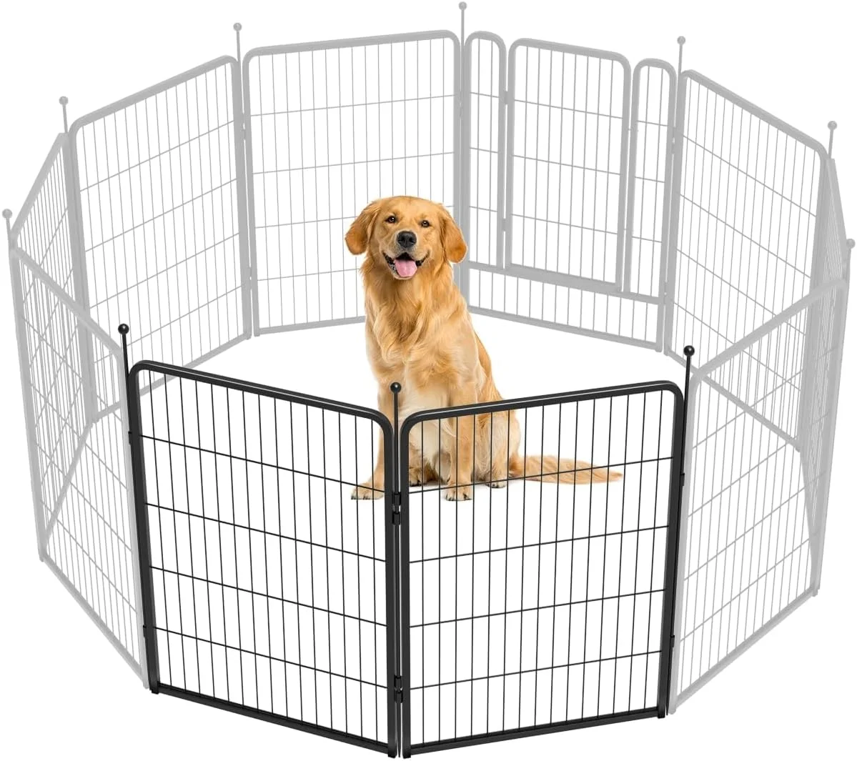 FXW Rollick Dog Playpen, Indoor, 24 H, 8 Panels - Image 80