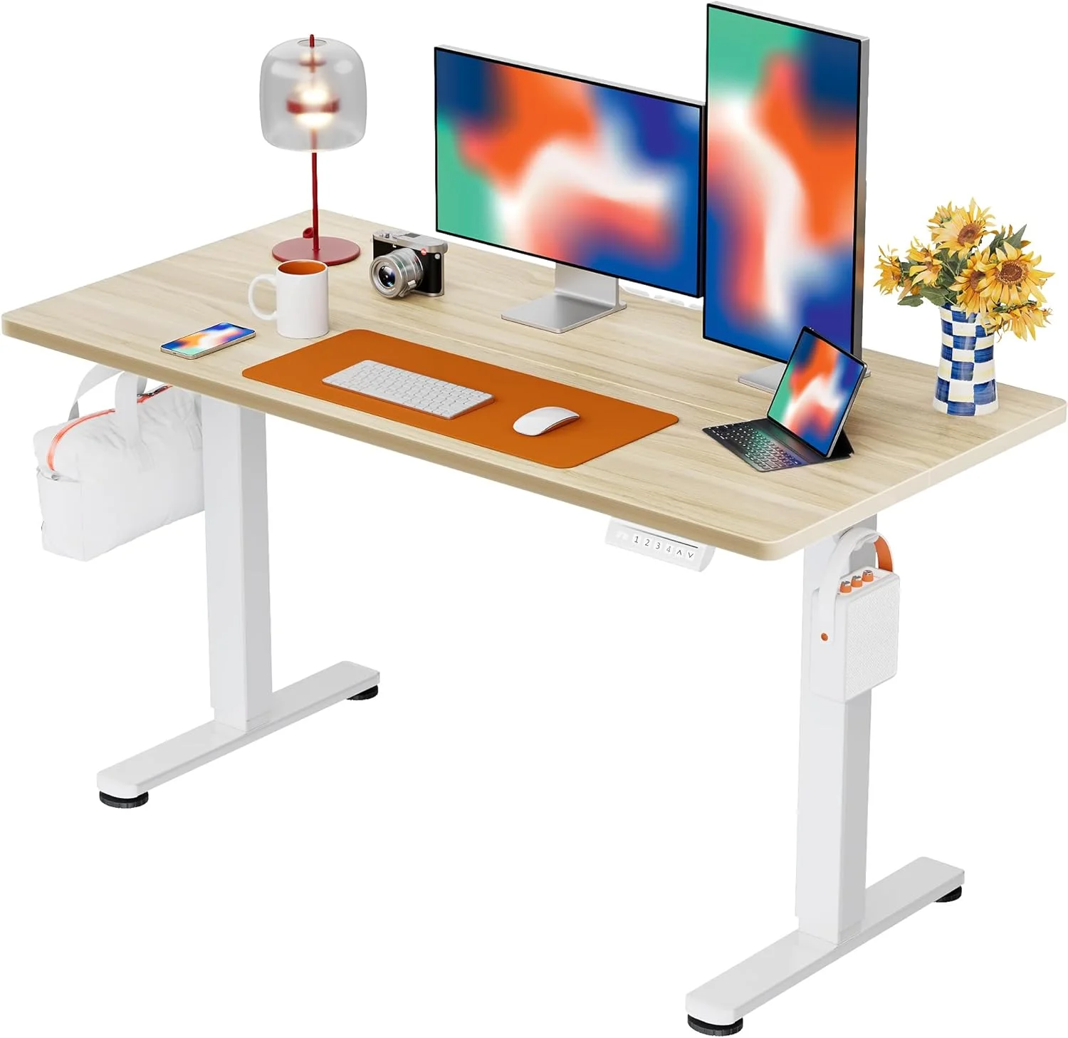 ErGear Height Adjustable Electric Standing Desk, 48 x 24 Inches Sit Stand up Desk - Image 46