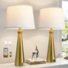 Seealle Modern Table Lamps Set of 2, Dimmable, Bulb Included