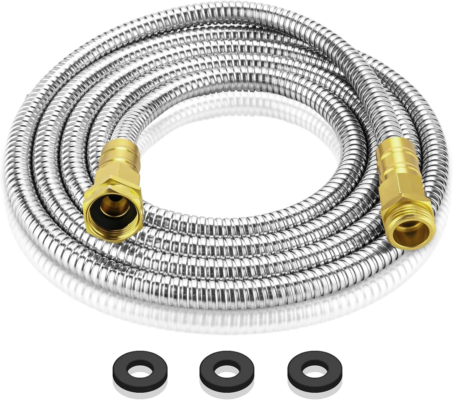 Rosy Earth Stainless Steel Garden Hose 100 FT, Heavy Duty Expandable Water Hose - Image 12