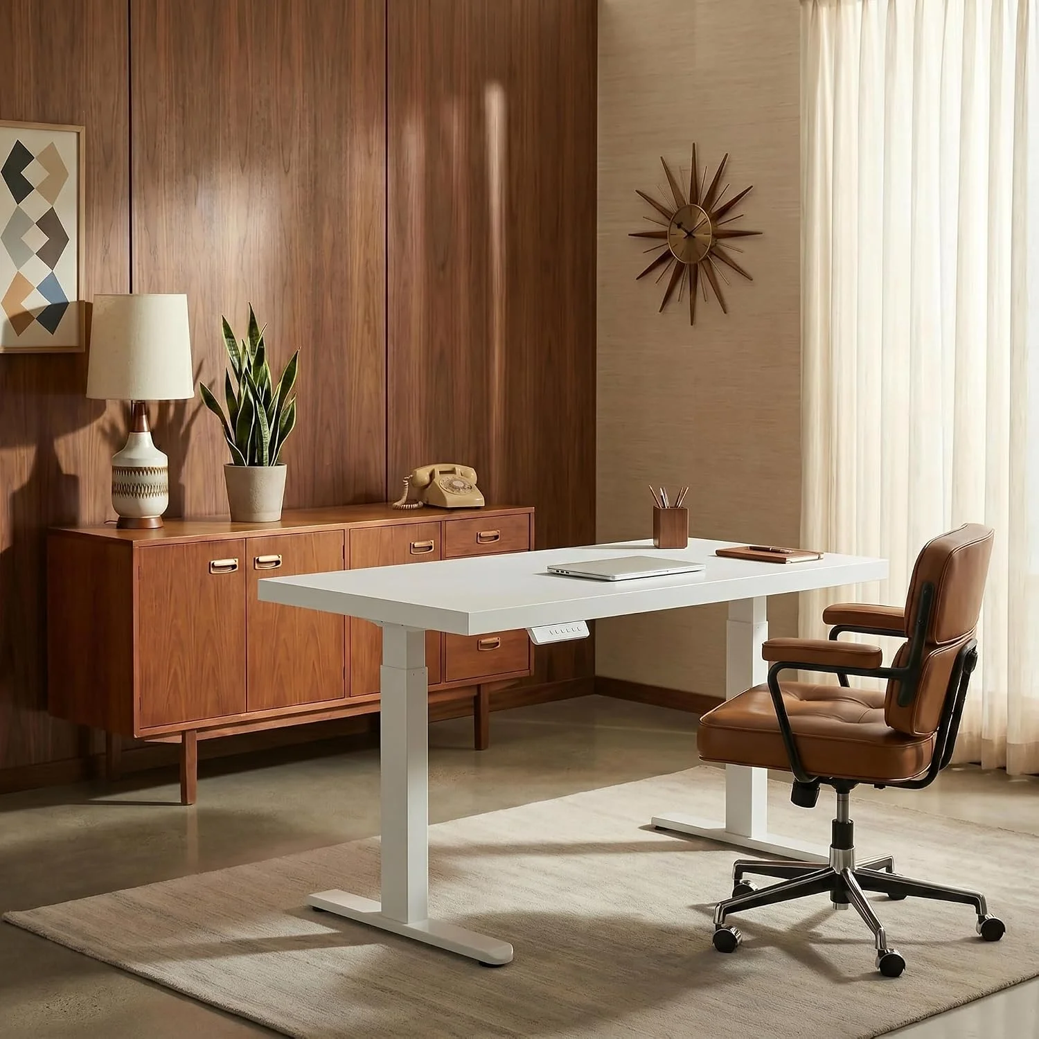 ErGear Height Adjustable Electric Standing Desk, 48 x 24 Inches Sit Stand up Desk - Image 40