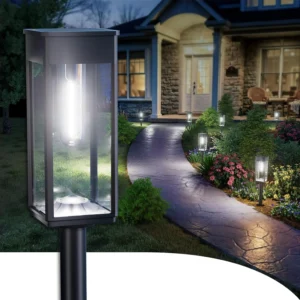 ALFIOT Solar Pathway Lights Outdoor, 8 Pack Bright Solar Lights Outdoor, IP65 Waterproof Solar Garden Lights Solar