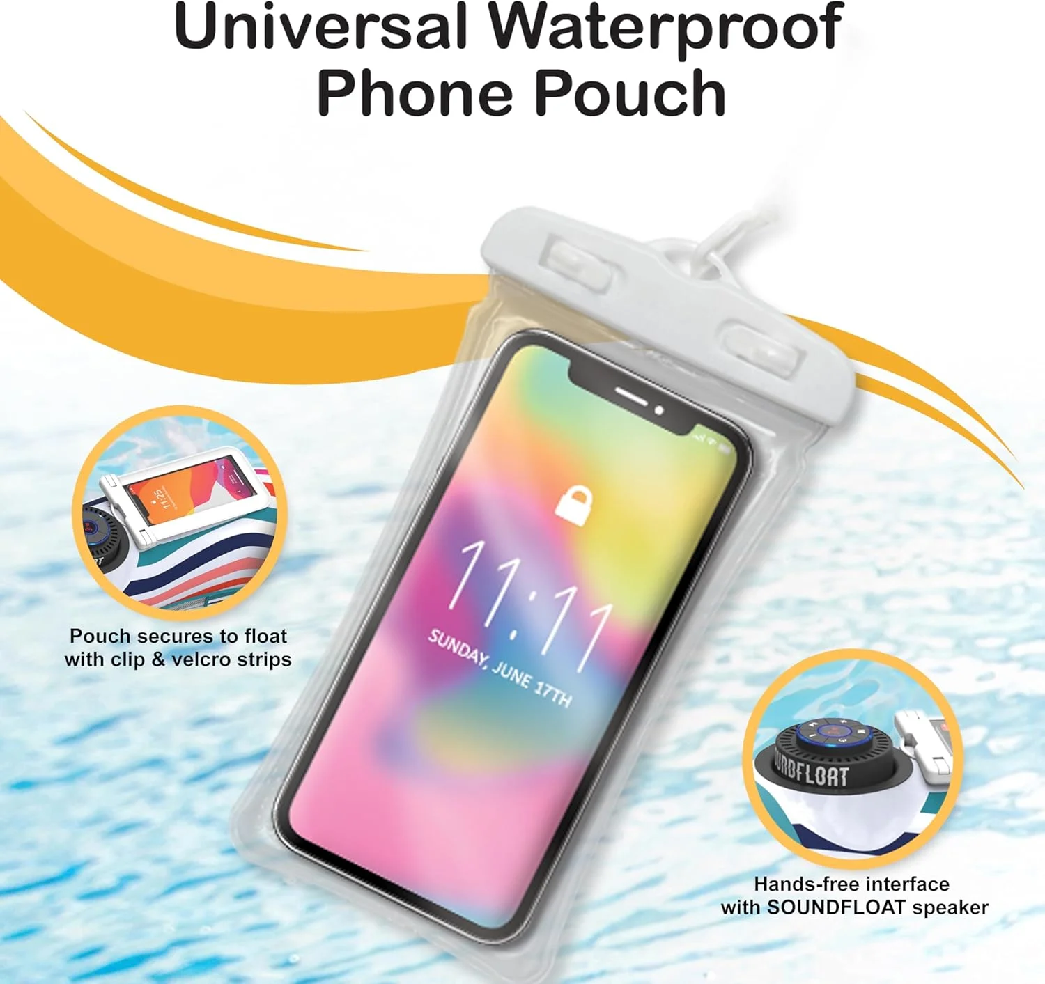 Inspired Living Motorized Inflatable Pool Float Lounger Tube, Bluetooth 5 IPX7 Waterproof Speaker, 66W Motor - Image 6
