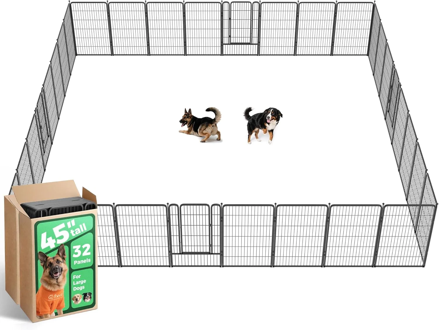 FXW Rollick Dog Playpen, Indoor, 24 H, 8 Panels - Image 91