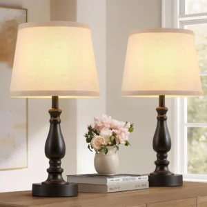 Alternative view of EJIAXIN Lamps for Bedroom Set of 2, Dimmable, Bulb Included