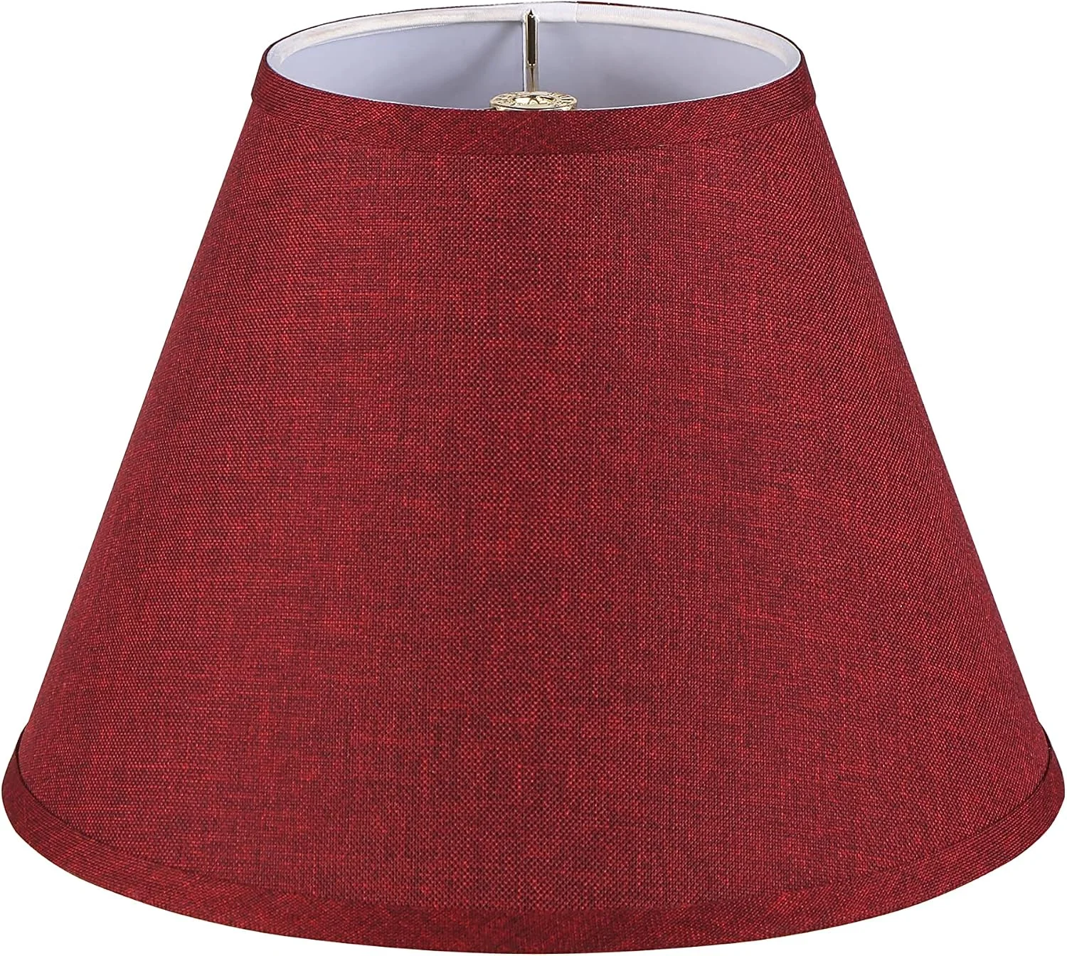 Aspen Creative 32622 Transitional Empire Shape Spider Construction Lamp Shade in Cider Brown - Image 4